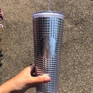 Silver Disco Starbucks Cup NWT